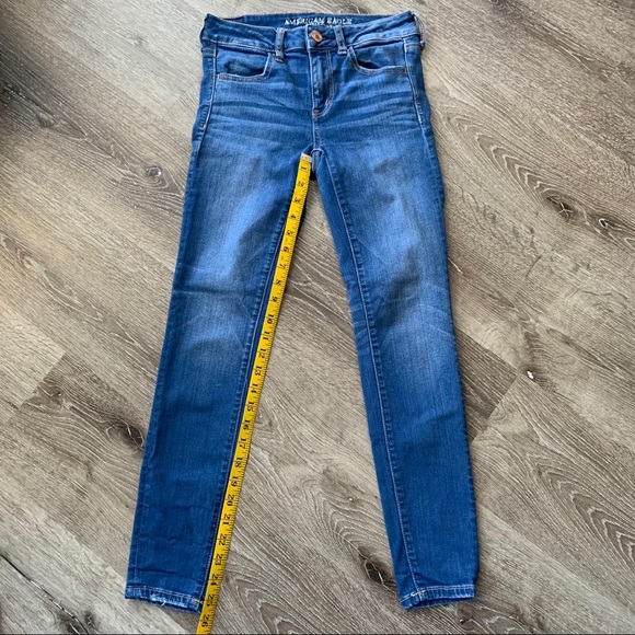 AE American Eagle Super Stretch Jegging 2 Short - Picture 7 of 10